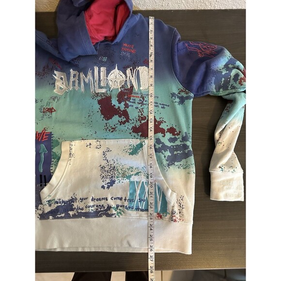 Dreamland Pullover Hoodie Small  Raised Embroidered Graffiti Colorful Street - Picture 15 of 16